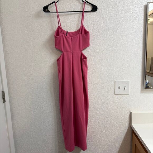 h:ours Haydon midi dress in pink size small BNWT - Picture 2 of 6